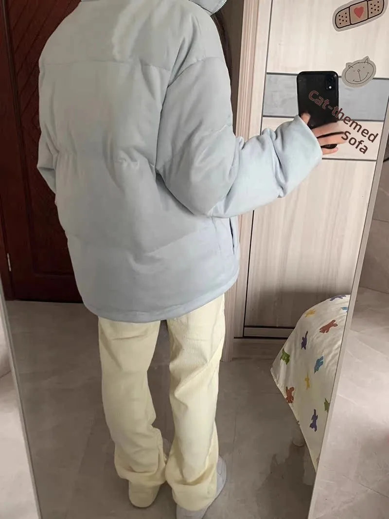 High Waist Wide Leg Pants Women's Loose Casual Fleece Lined Trousers Spring Autumn Winter Straight Leg Long Pants