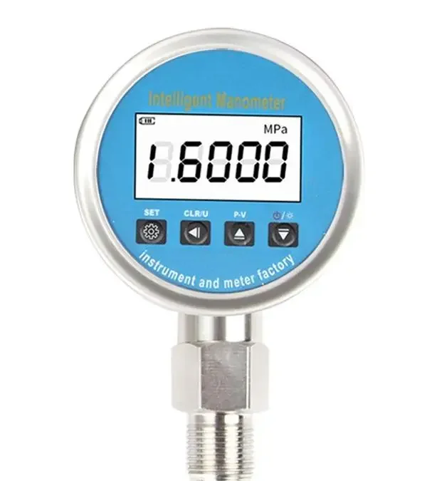 Digital precision pressure gauge, shockproof digital hydraulic vacuum negative  gauge is hot