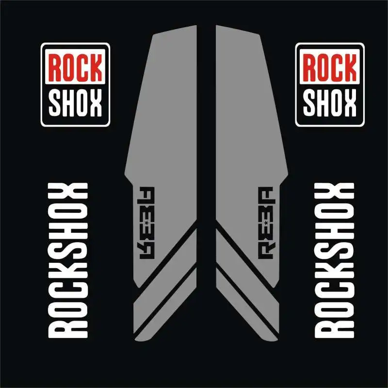 Adesivo garfo dianteiro de bicicleta, adesivo para rock shox sid, bicicleta de estrada, mtb, acessórios de corrida, decalques, adesivo personalizado de bicicleta