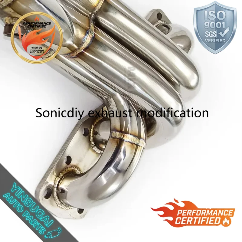 Cuski High Performance Exhaust Manifold Coupler For BMW MINI 1.6 2006-2012 Power Enhancement Racing Tuning