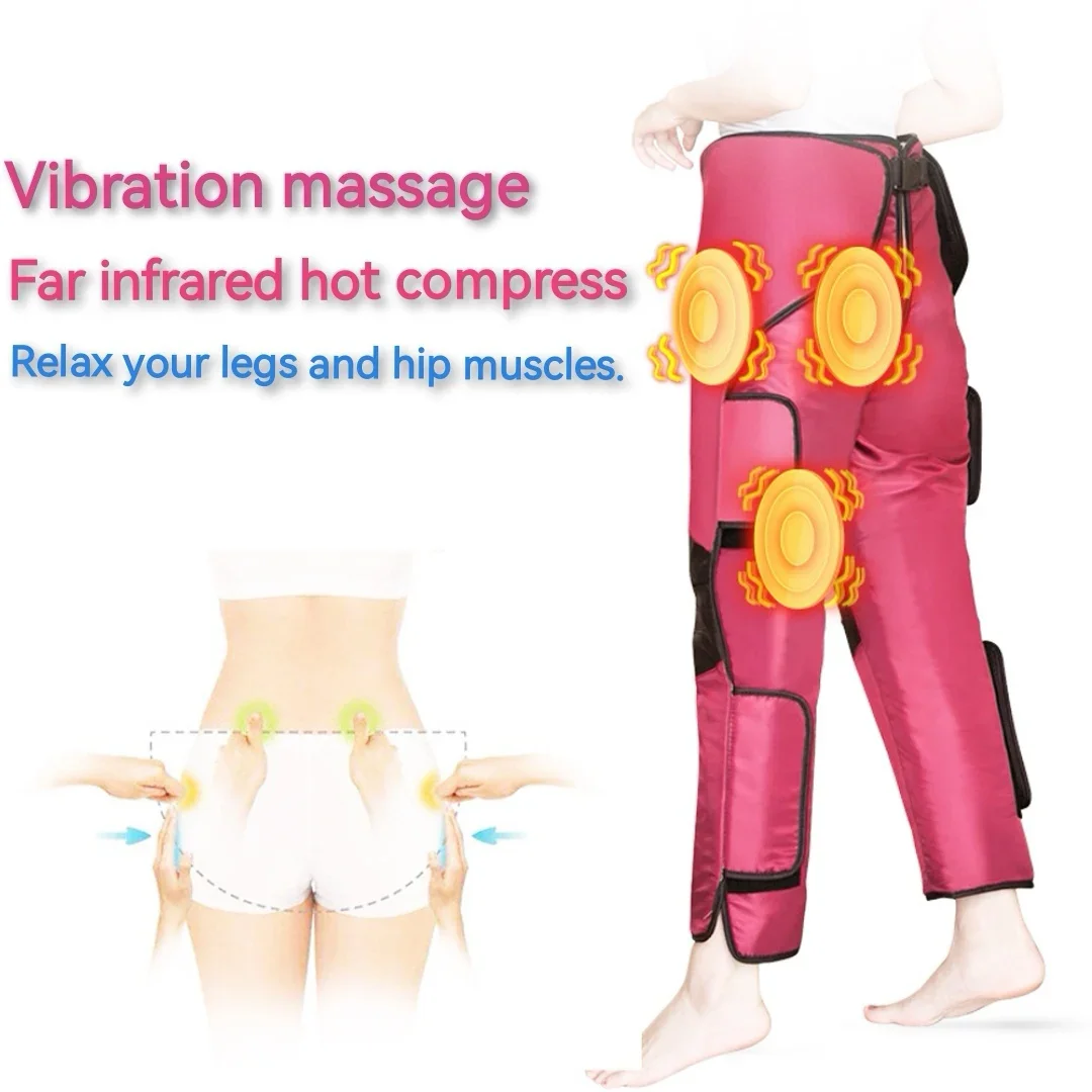 Heating electric leg massager thin thigh beauty leg instrument vibration hip waist massager weight loss instrument 220V voltage