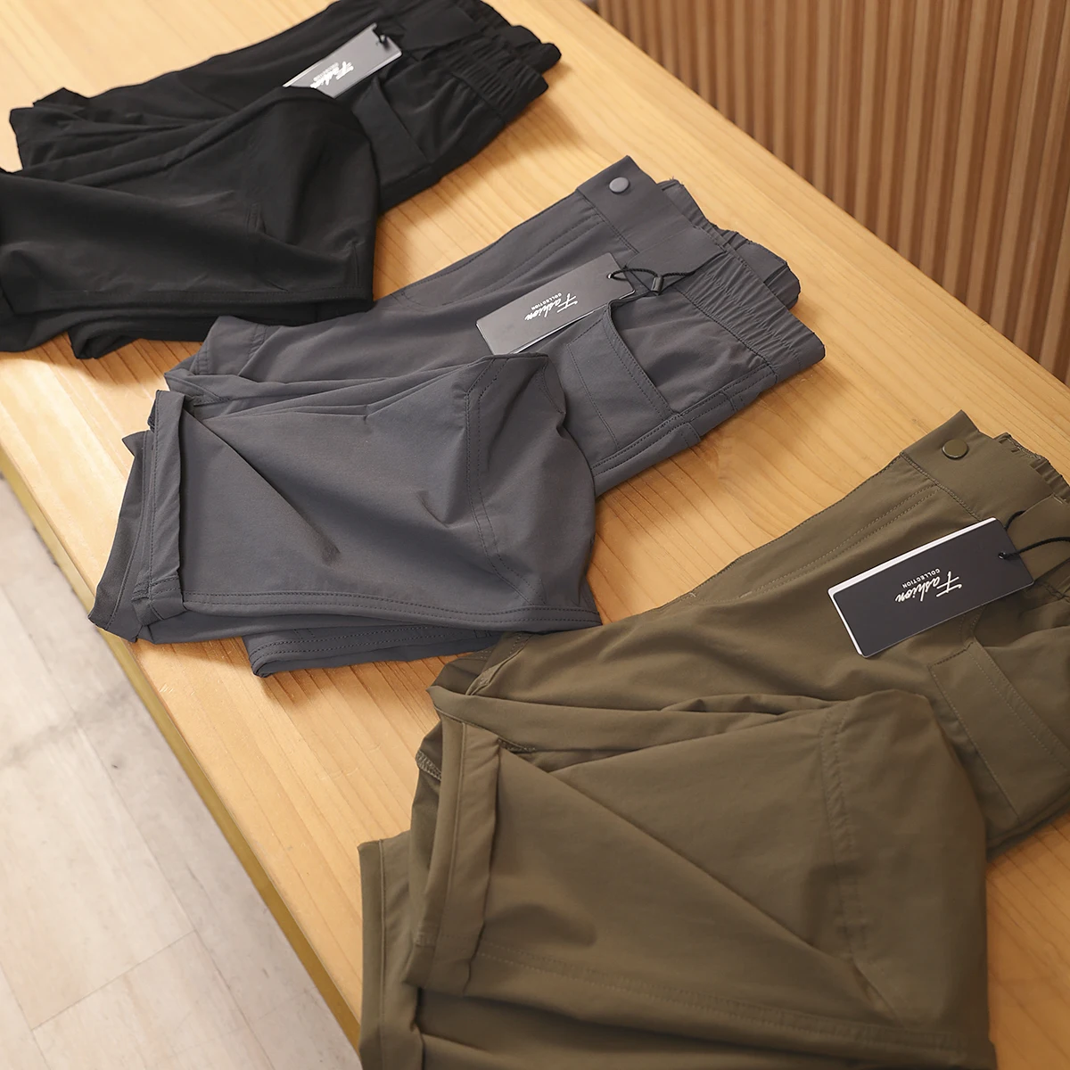 

Outdoor Men's Casual Pants Windproof Water Resistant Large kets Faionable Urban Sle Straight Leg Long Trousers