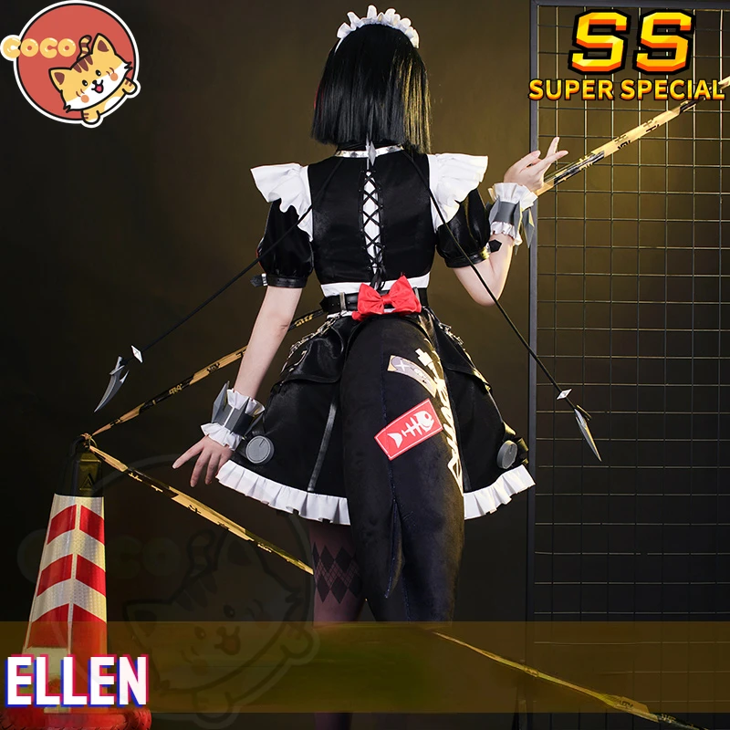 Gioco ZZZ Ellen Cosplay Costume gioco zona Zenless Zero Ellen Joe Cosplay Victoria Costume per le pulizie Ellen parrucca Cosplay CoCos-SS