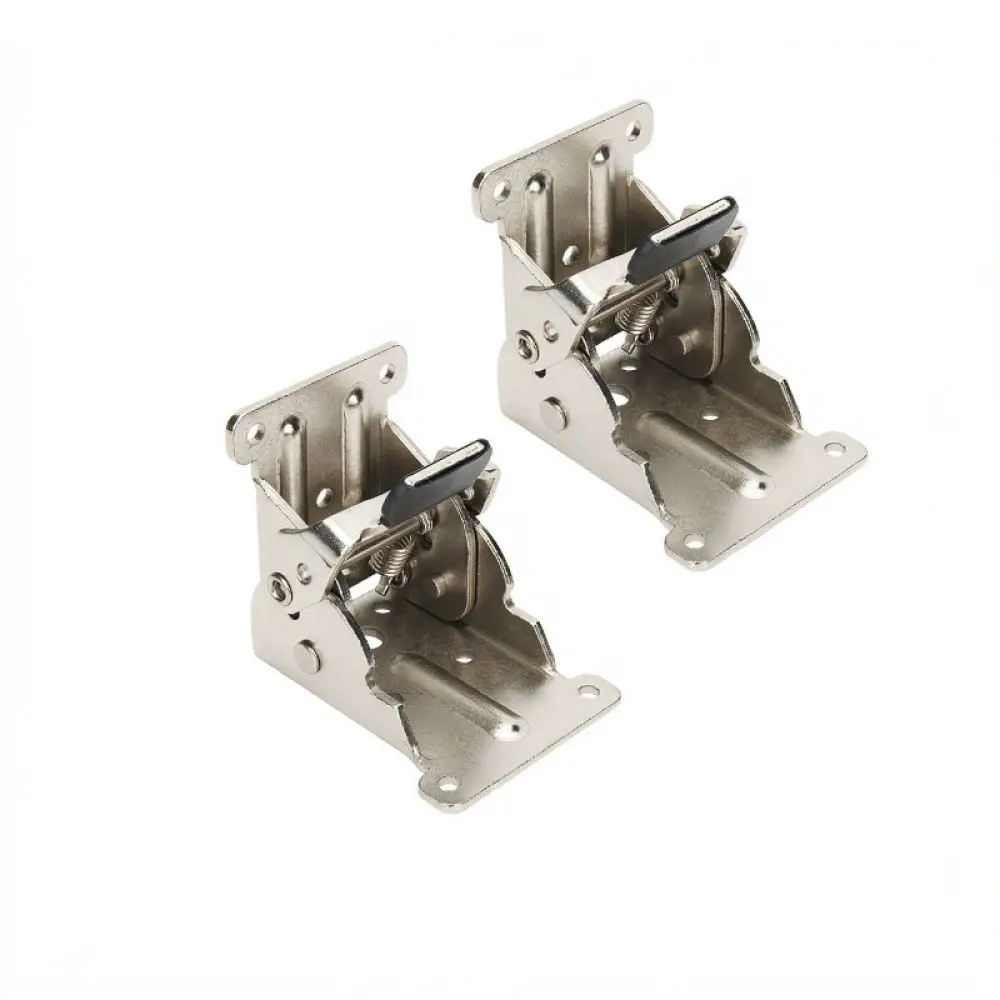 Efficient Folding Hinge For Amada Hardware 90 180 Degree Auto Lock Support Bracket Cold Rolled Steel Table Leg Connector