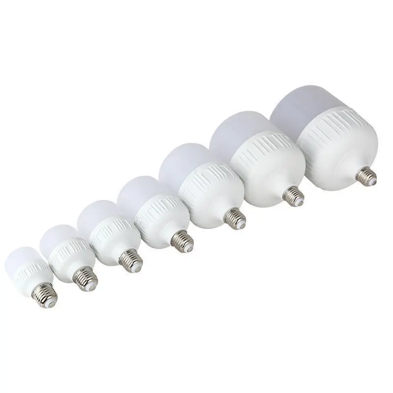 High Brightness 220V LED Screw Mouth Light Non Flickering High PowerLight Bulb White Light Eye Protection E27 Room Decoration