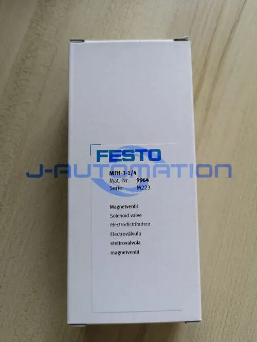 

1pcs New & Genuine Festo MFH-3-1/4 9964 Solenoid Valve MFH-3-1-4