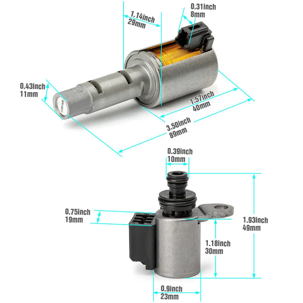 5PCS/1set RE0F11A JF015E CVT Automatic Transmission Solenoid Kit For Nissan Sentra Versa Chevrolet Spark Suzuki Swift 2012-2015