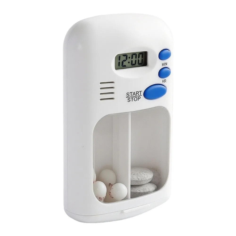 Automatic Timed Pill Box With Sound Light Alert=,Digital Medicine= Dispenser For Daily Dosage Management, For Seniors & Patients