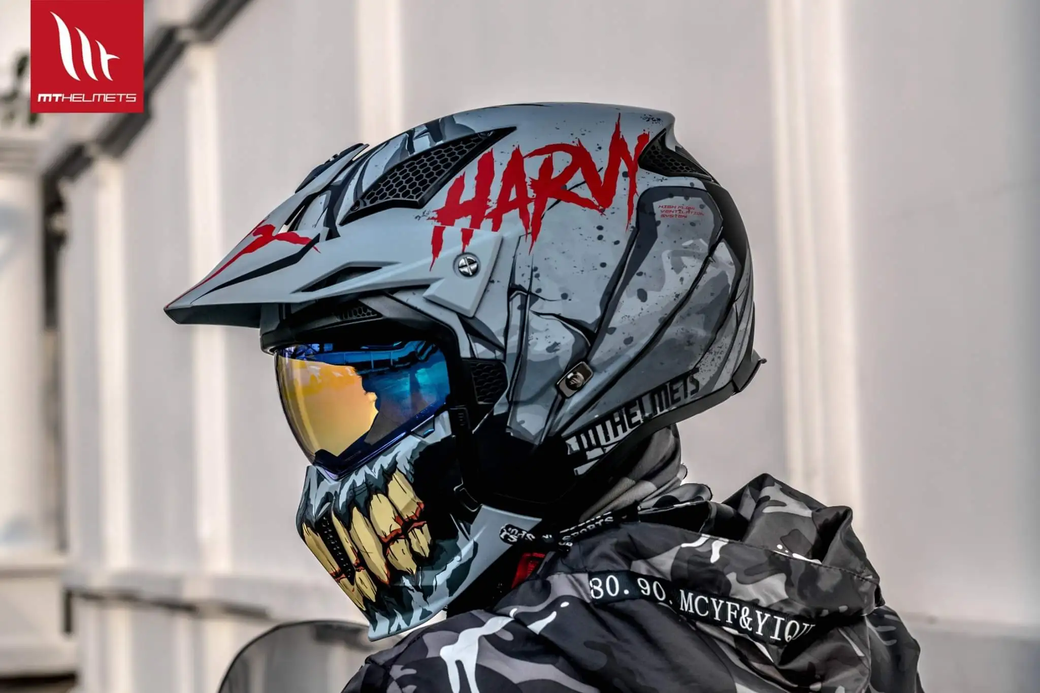 خوذة دراجة نارية معيارية MT Streetfighter SV Motocross خوذات سباق الدراجات النارية القابلة للإزالة مع غلاف ABS جميع المواسم #5