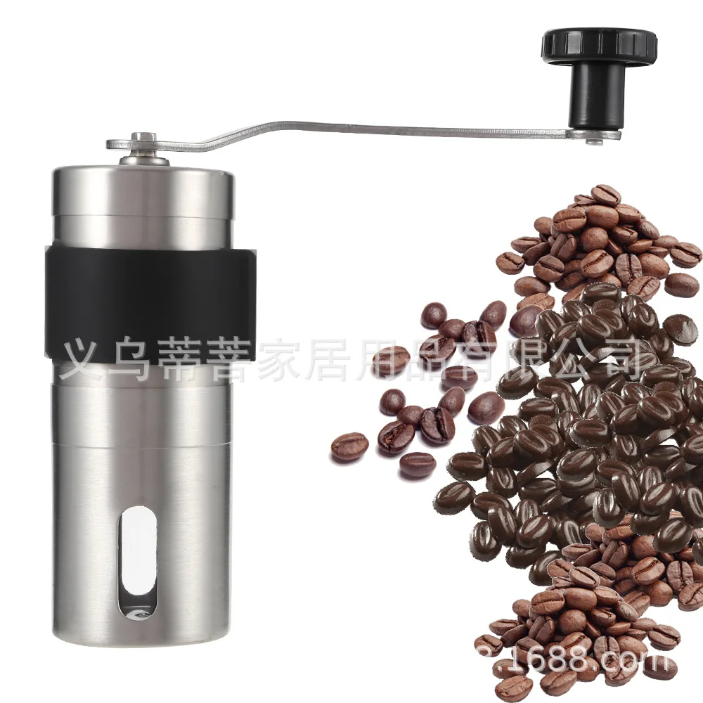 

Hand coffee grinder stainless steel coffee grinder hand grinder coffee grinder camping outdoor manual environmental protection