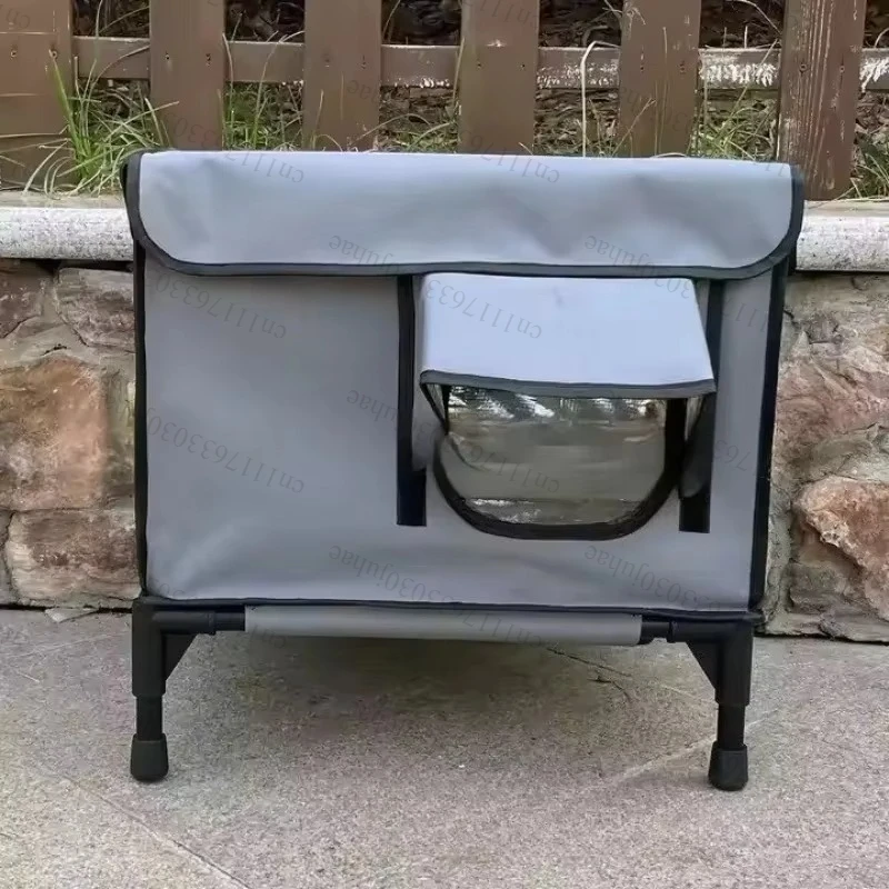 Outdoor insulated cat bed waterproof foldable pet house reliable load-bearing pet supplies