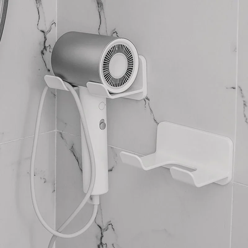 Soporte para Secador de Pelo sin Perforaciones, Montado en la Pared, Estante de Almacenamiento para Secador de Pelo de Baño, Soporte Impermeable para Secador de Pelo de Uso Doméstico