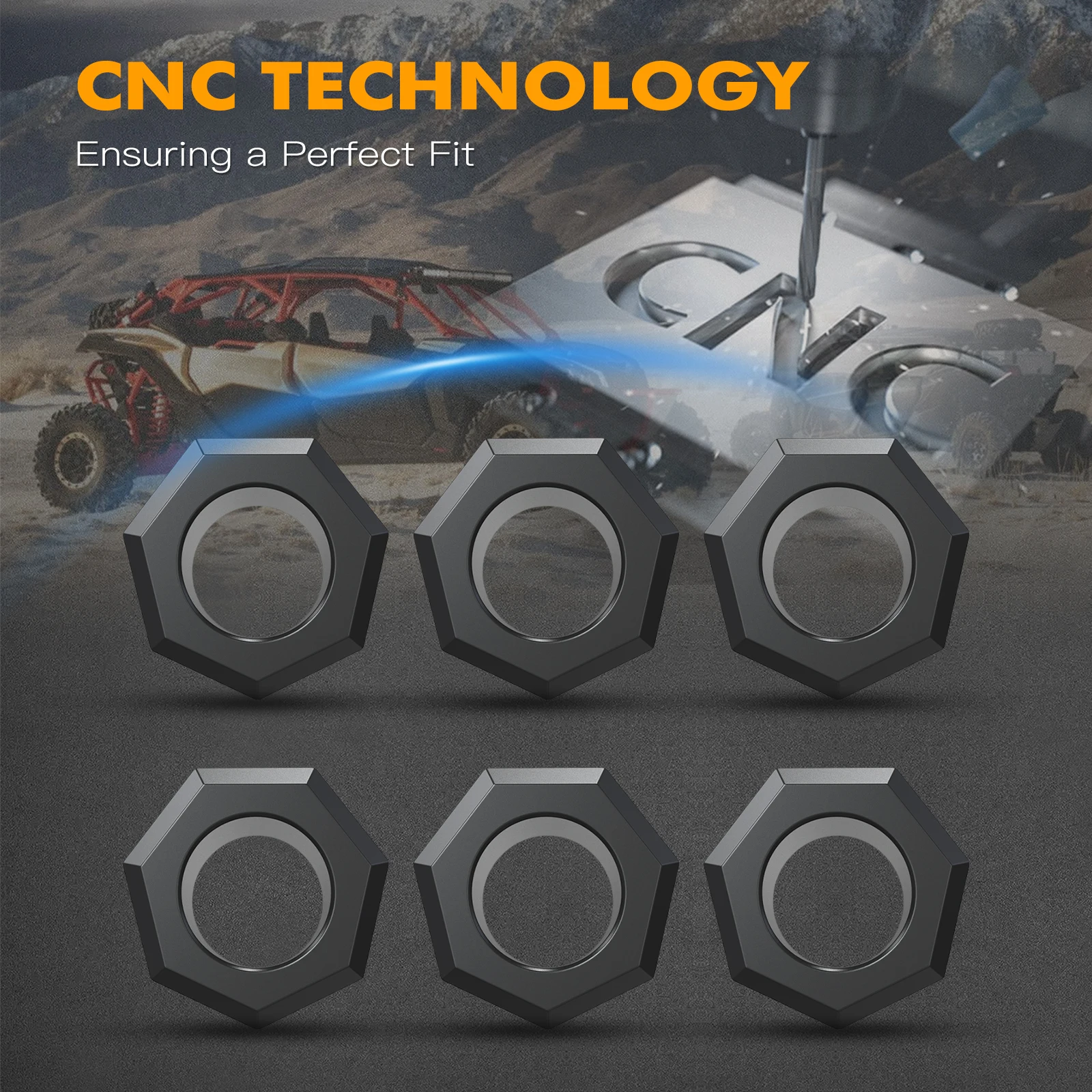 Nicecnc upgrade materiaal 6-delige koppeling druk-roller set beschikbaar voor maverick x3 r rr Max r rr commander defender sport 420229991