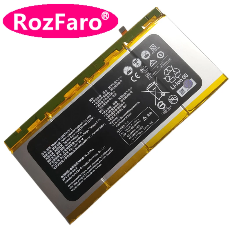 

RozFaro HB25B7N4EBC For Huawei Matebook E M3 M5 HZ-W09 HZ-W19 HZ-W29 BL-W09 BL-W19 BL-W29