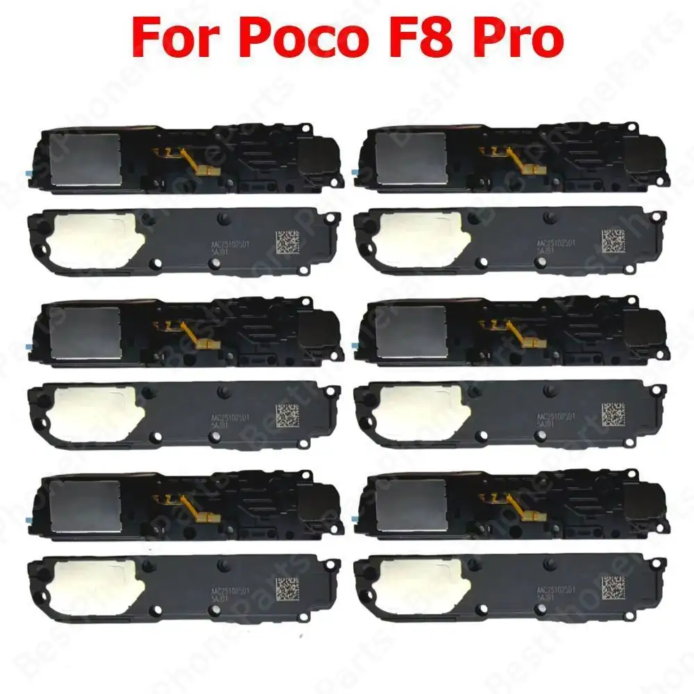 Loudspeaker For Xiaomi Poco F8 Pro F8Pro Loud Speaker Buzzer Ringer Sound Module Mobile Phone Spare Parts