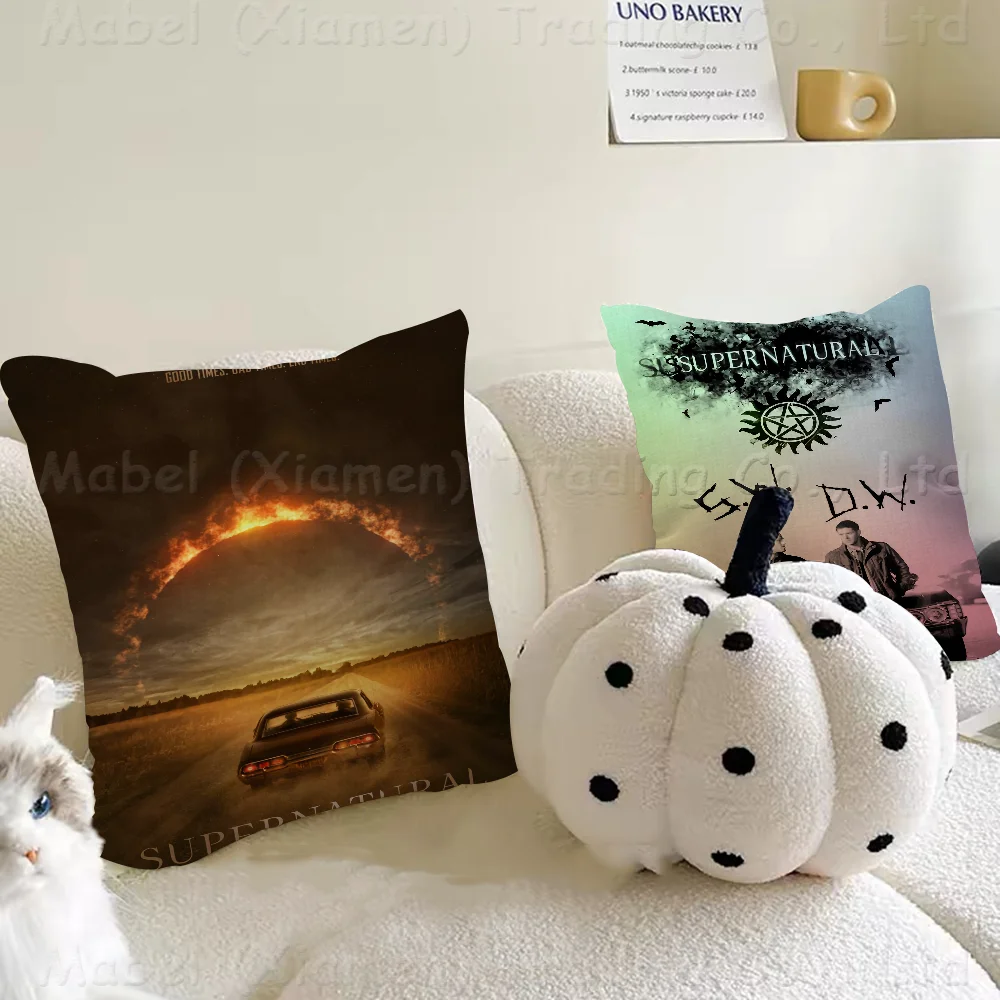 

Tv Show Supernatural Pillow Cover Sofa Cushion Cover Home Room Decoration Children Gift