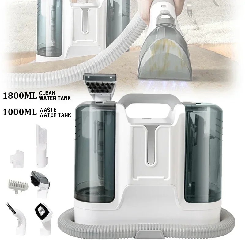 

# 450W Spot Cleaner Upholstery Carpet Vacuum Cleaner Handheld Washing Machine For Sofa Curtain Spray Suction Integrated Cleaner