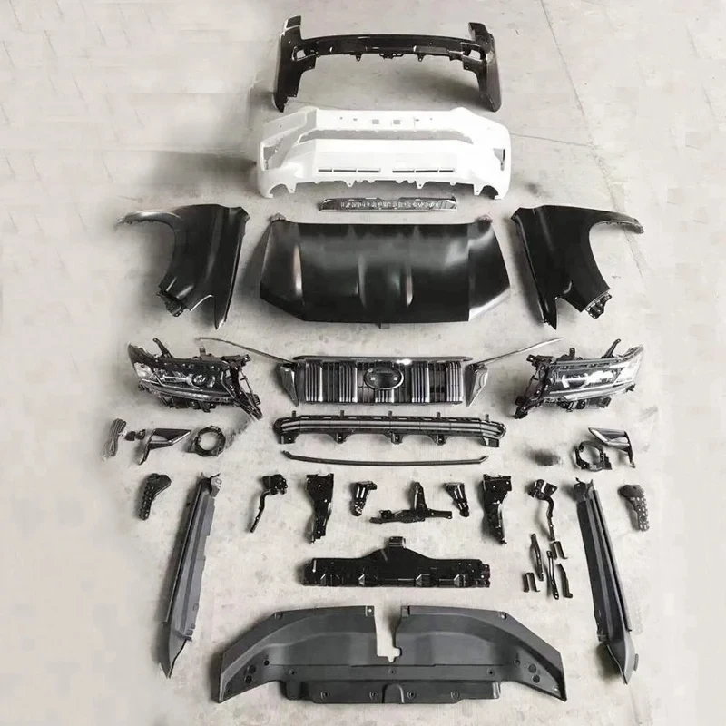 

High Quality Car Facelift Body Kit Bumper Set Fit FJ150 2010-2017 Convert To 2018 Version