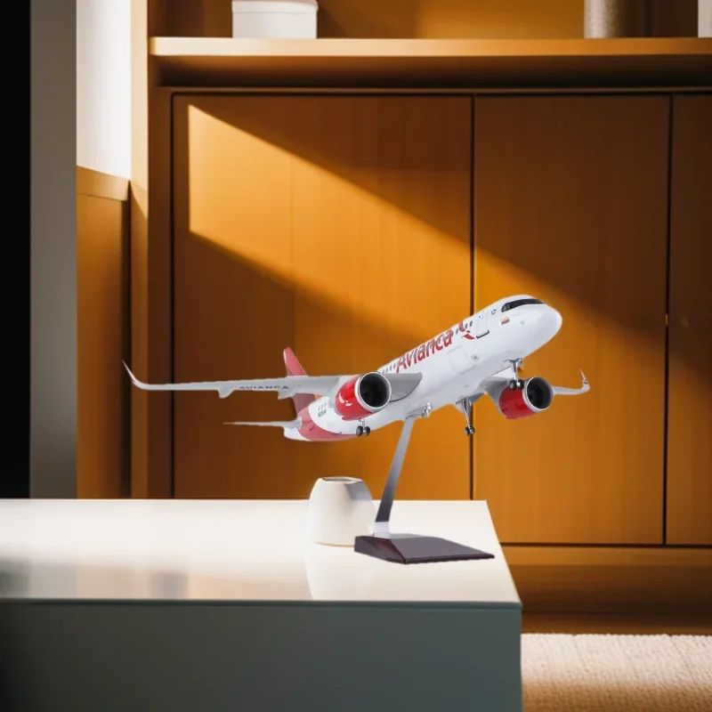 

Airways A320 Airplane Model 47CM Scale 320 Colombia Large Aircraft Model with Landing Gear Stand for Toy Models Display Collecti