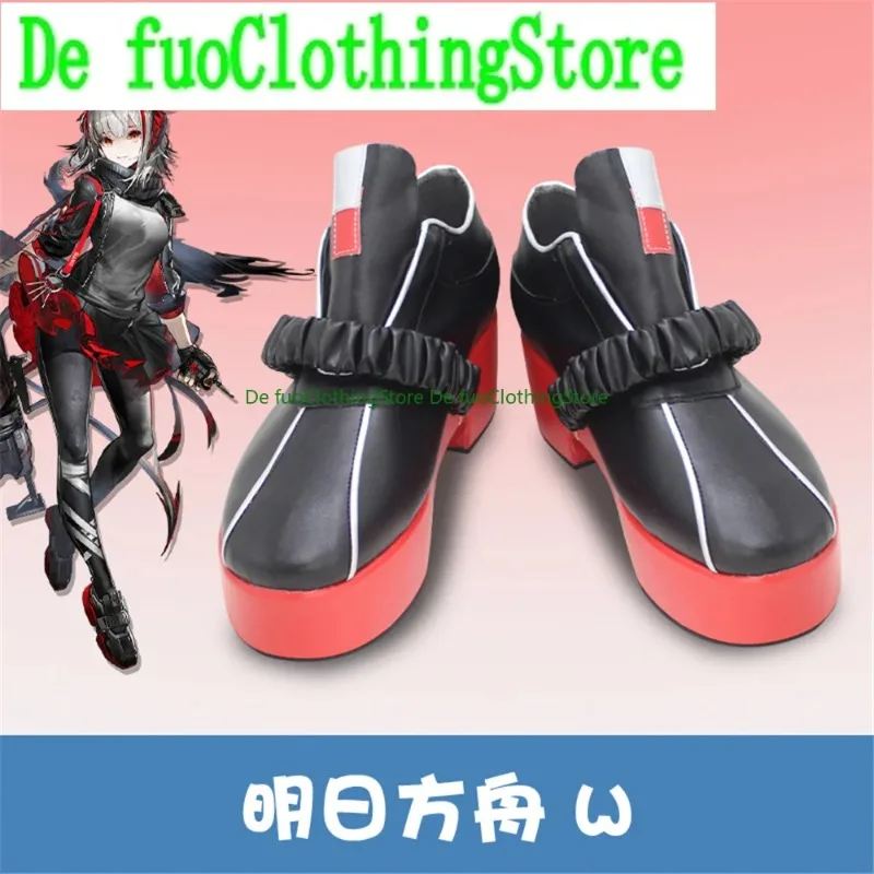 Defuo arknights cosplay sapatos botas jogo anime jogo rpg festa de halloween adereços sapatos botas