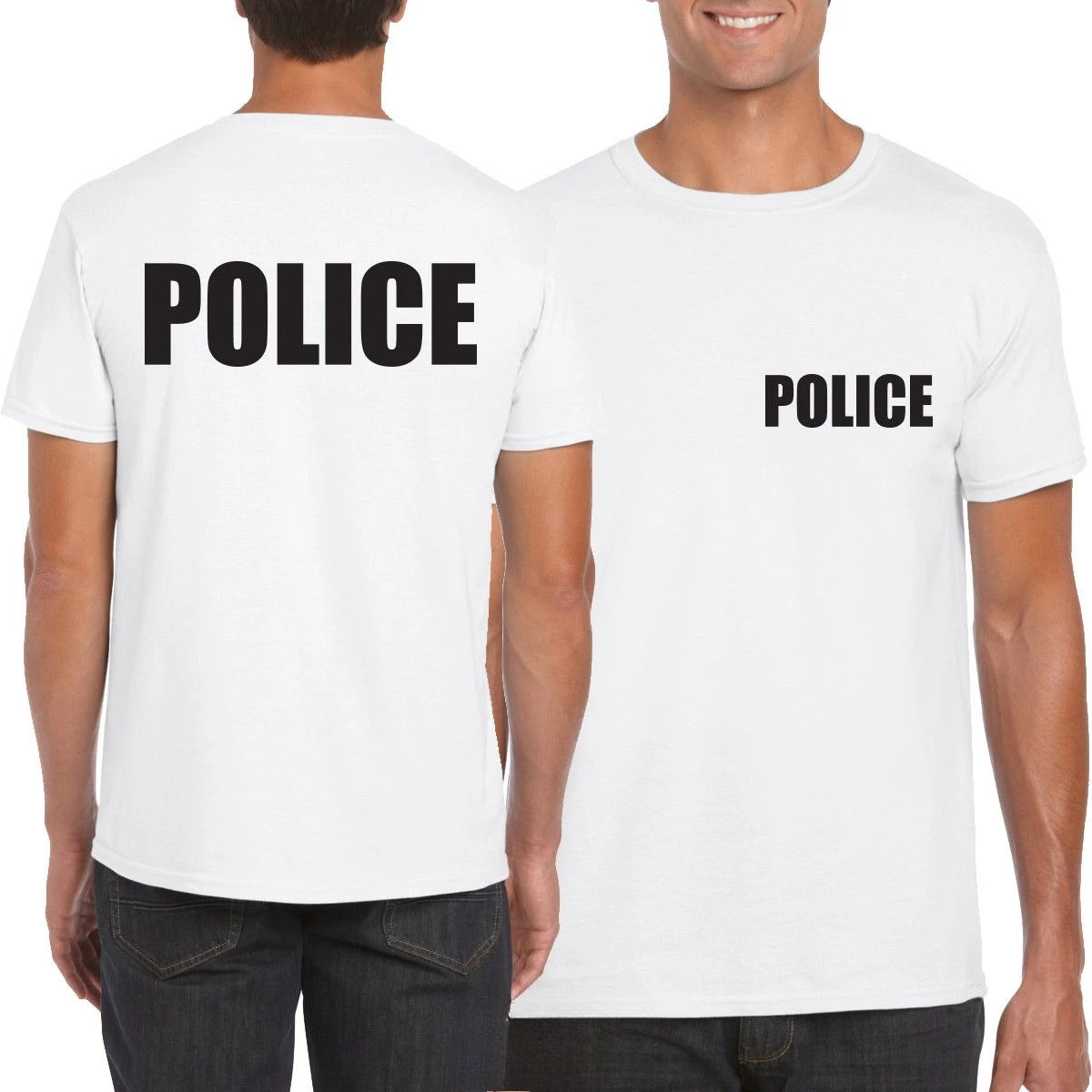 Neuheit Polizisten Arbeitskleidung SWAT FBI SECURITY Bedrucktes T-Shirt für Männer und Frauen Baumwolle Locker Lässiges T-Shirt Herren T-Shirt Sommer Herrenbekleidung – Detail 8
