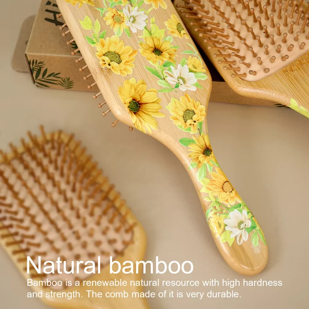 Sunflower Bamboo Air Cushion H - Bamboo Hair Brush recension och pris