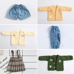 New 30cm BJD Doll Clothes, Cat Coat, Shirt, Shorts, Skirt for Big 1/6, Yosd, Bear Girl, Mdd Zipper Sweater, Doll Accessories