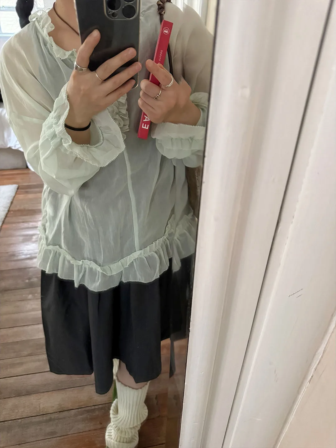 

Изысканная кружевная рубашка с защитой от солнца, шелковая, полупрозрачная, повседневная, свободного кроя, женская, весенне-летняя, модный топ