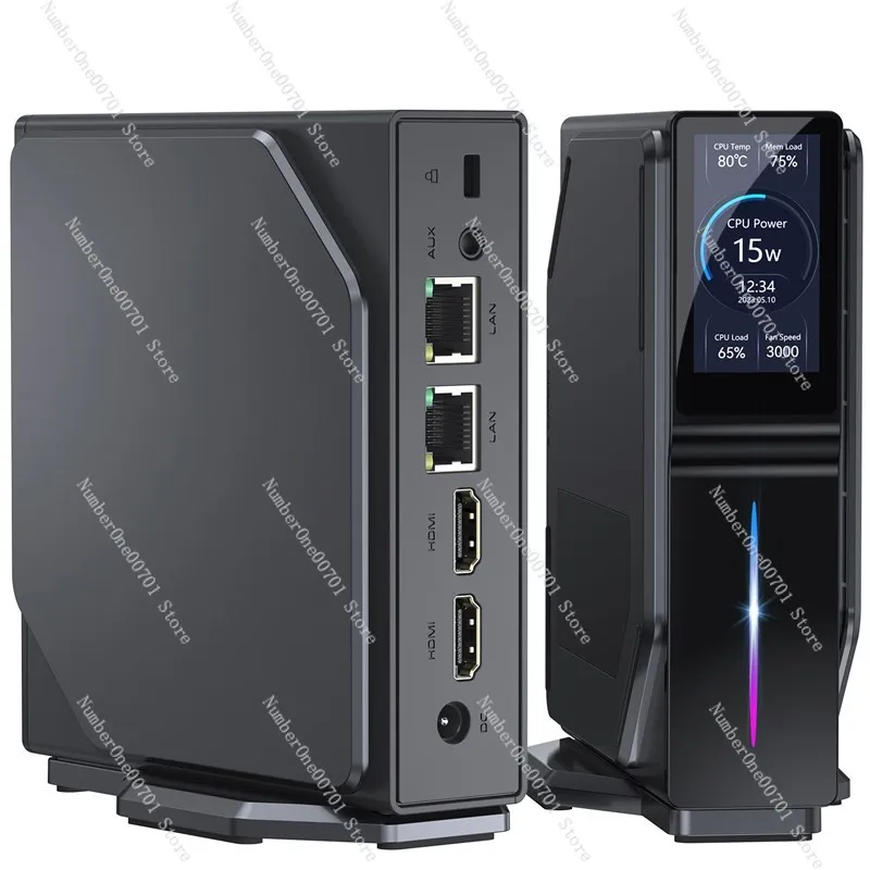 Alder Lake N100 Mini PC Windows 11 Pro, Dual LAN Small Form Factor Desktop Computer, 16GB DDR4 512GB SSD for Home & Office