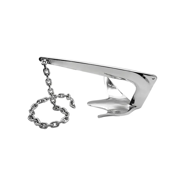 

Bruce Anchor ML Silver High Quality 316 Stainless Steel High Mirror Polish Marine Hardware Boat Anchor Replacement/Repair Yacht