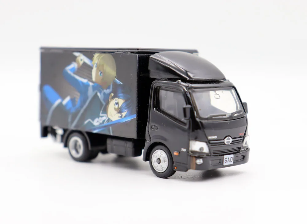 TINY 1/76 Scale HINO 300 Transportation Truck of Sword Art Online Diecast Alloy Toys Premium Collection For Collection Gift