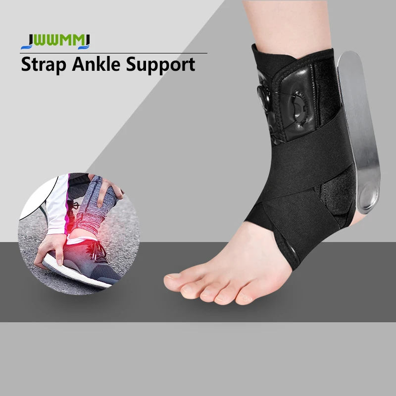 1pcs  Adjustable Ankle Brace Support for Women & Men - Elastic Lace-Up Sprain Recovery Aid for Maximum Ankle Injury Relief