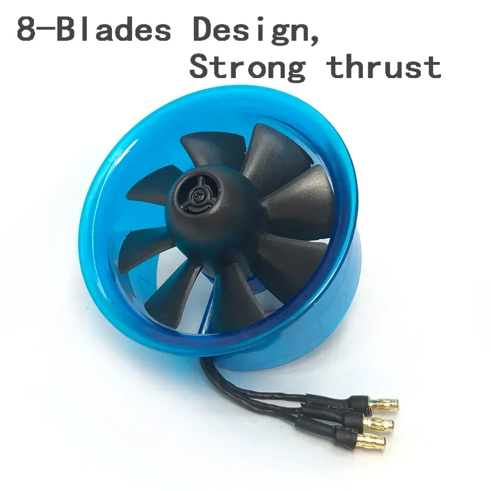 64mm Ducted Fan System EDF Power 5250KV 4300KV for Airplane Jets