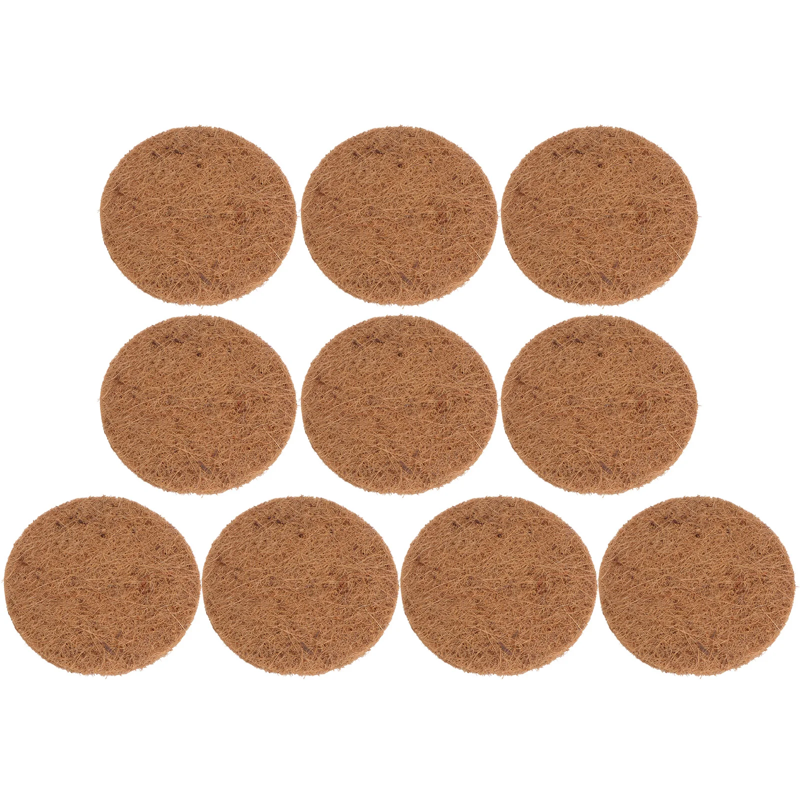 

10 Pcs Pigeon Nest with Brown Cushion Pet Bird Accessories Supplies Pad Birdcage Egg