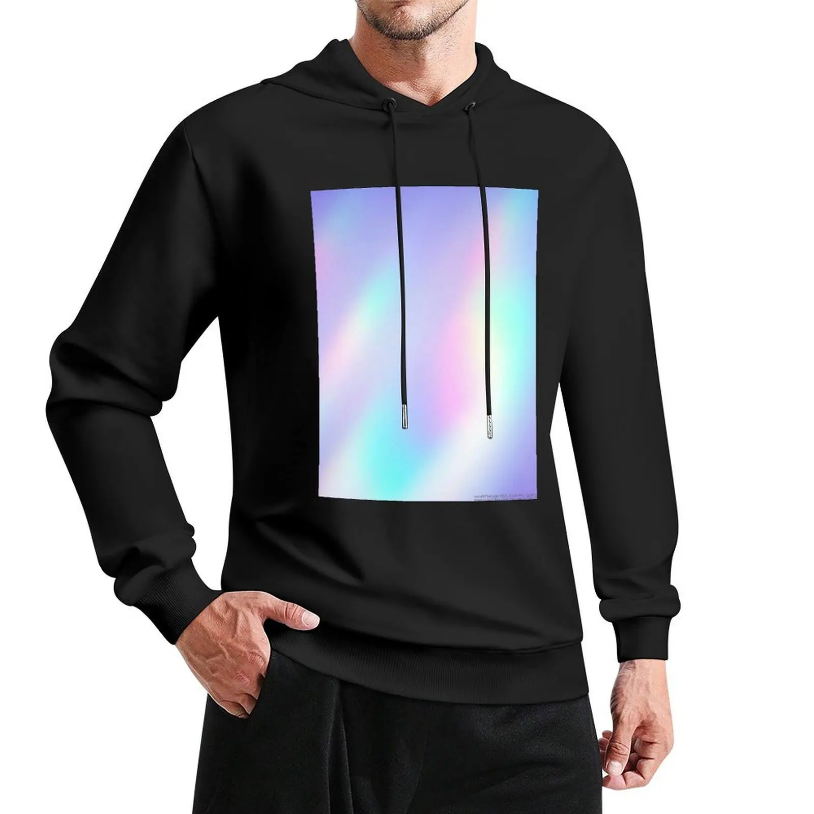 

Holographic Pullover Hoodie korean clothes men's clothes anime hoodie