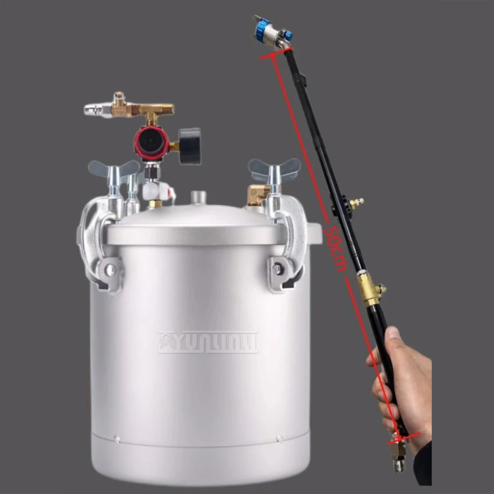 

10l/15l High Pressure Paint Pot Feed Spray Gun Latex Paint, Imitation Stone Paint Pressure Bucket Paint Sprayer