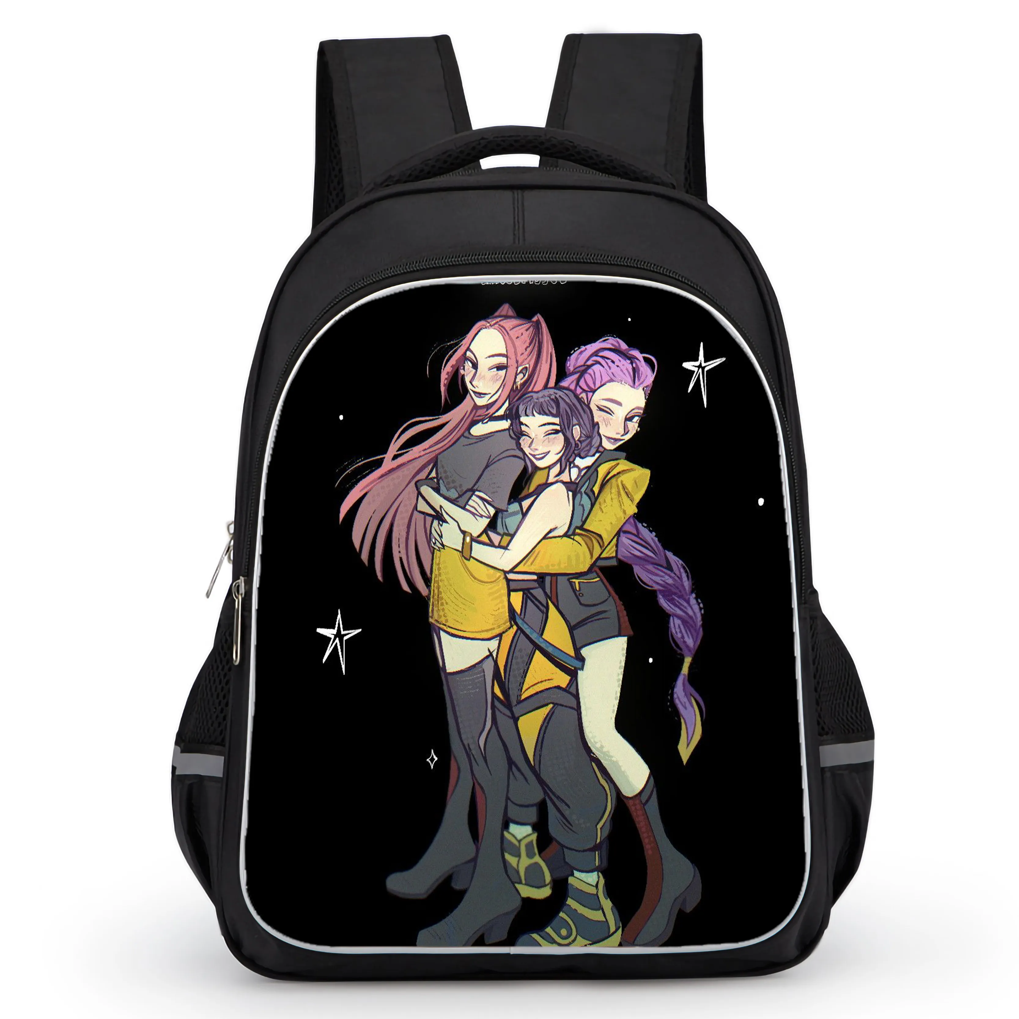 

Школьный рюкзак с двойным карманом на молнии, школьные ранцы с героями мультфильмов для девочек и мальчиков, прочный детский рюкзак 16 дюймов для учеников