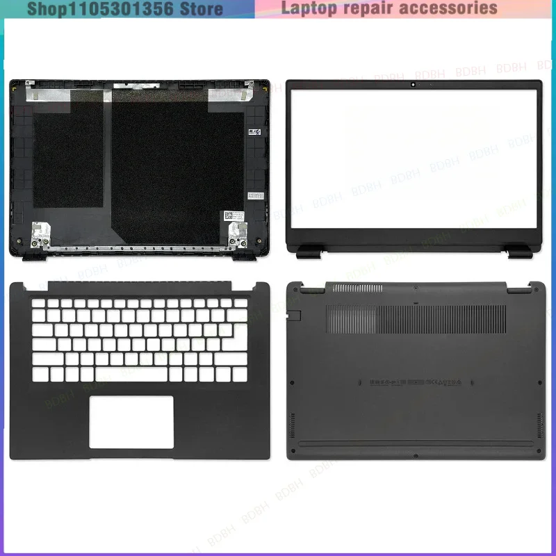 New For Dell Latitude 3410 E3410 LCD Back Cover/Front Bezel/Hinges/Palmrest/Bottom Case Top Housing 0GMYC0 00MC2P 0VMY1K Black