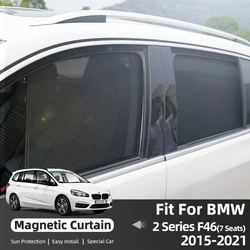 For BMW 2 series F46 7 Seat Gran Tourer 2015-2022 Car Sunshade Front Windshield Curtain Rear Side Window Sun Shade 218i 220i