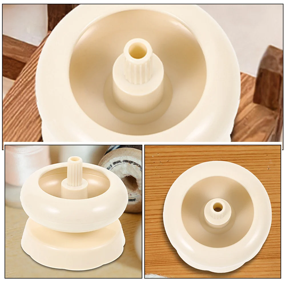 

1Set DIY Beading Bowl Plastic Bead Spinner Jewelry Making Tool String Beads Crafting Device Rotary Smooth Bowl for Bracelet