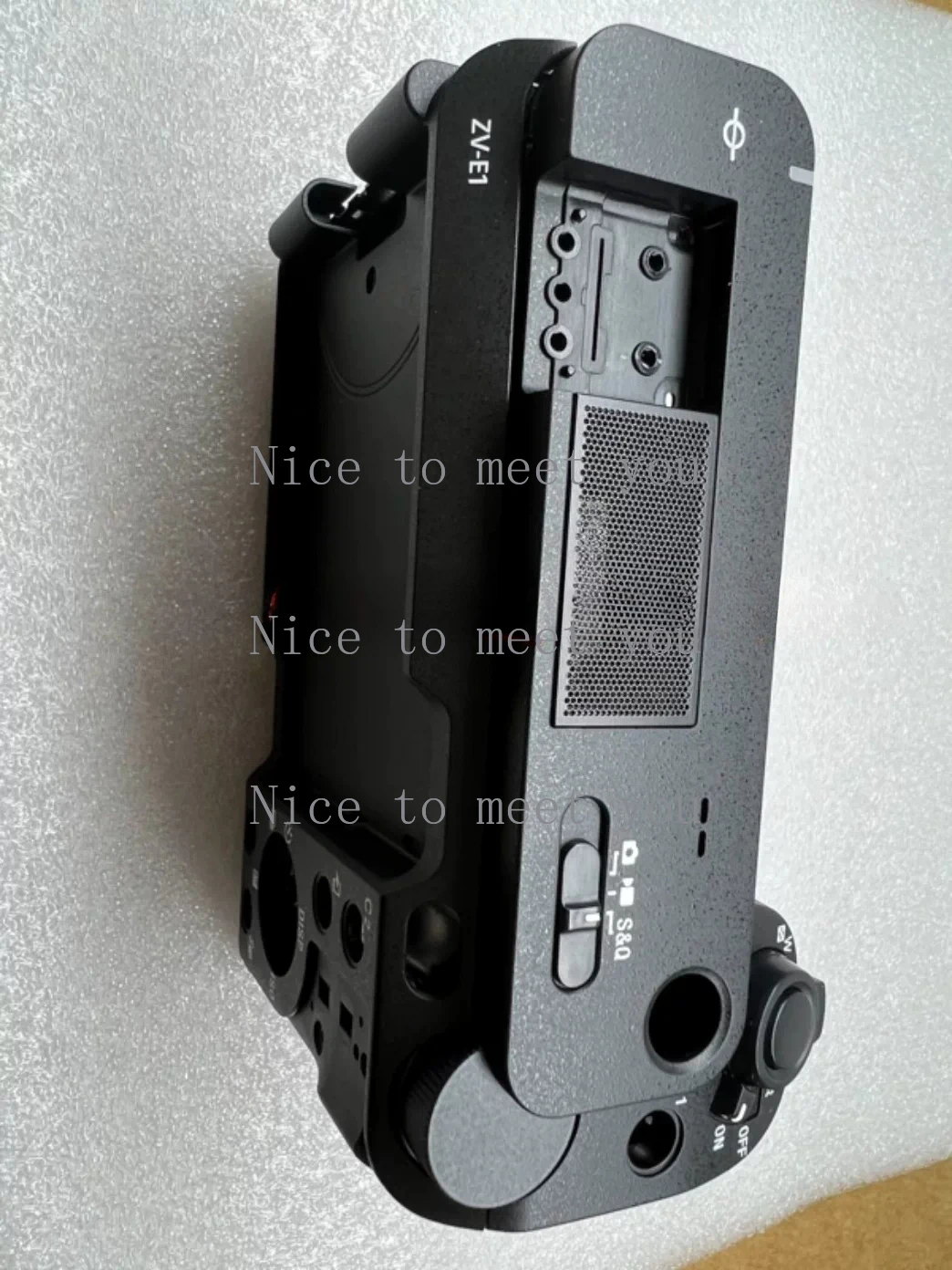 original-for-sony-zve1-front-back-cover-bottom-shell-side-lcd-cover-buttons