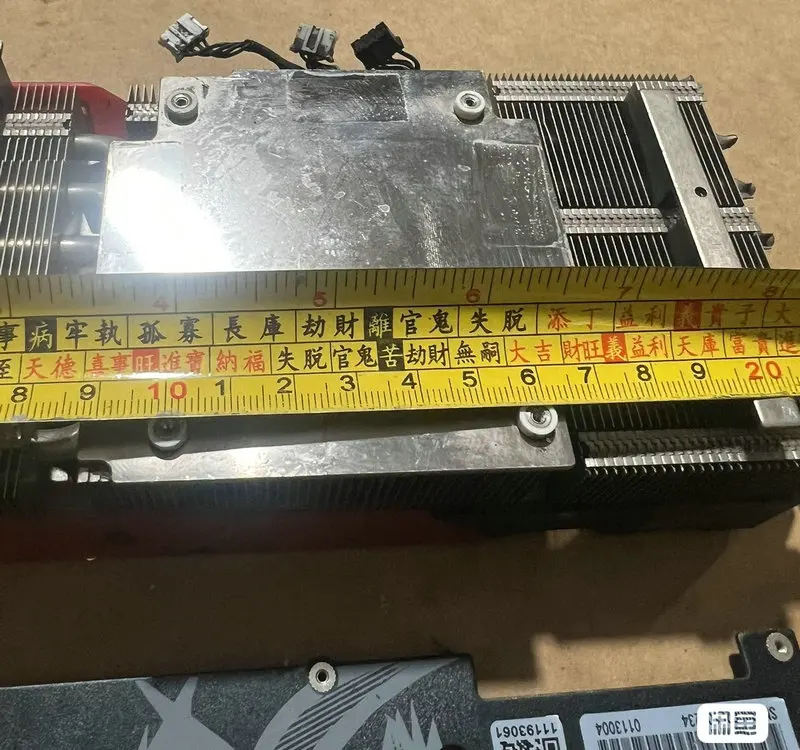 Original Radiator Cooler for Colorful GeForce RTX3090 Graphics Card with Backplate