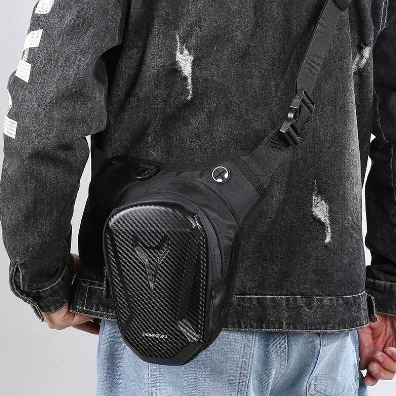 Motorcycle Men's Backpack Waterproof Motorcycle Riding Bag - Chest Waist Drop Leg Pack for Outdoor Sports Travel Accessories image 5