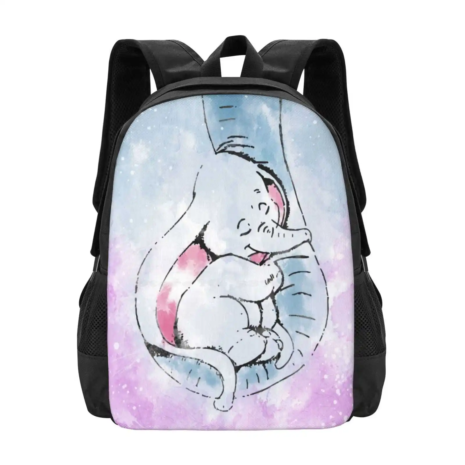 Mochila con diseño de elefante y mariposa para madre y bebé, morral a la moda, gran oferta