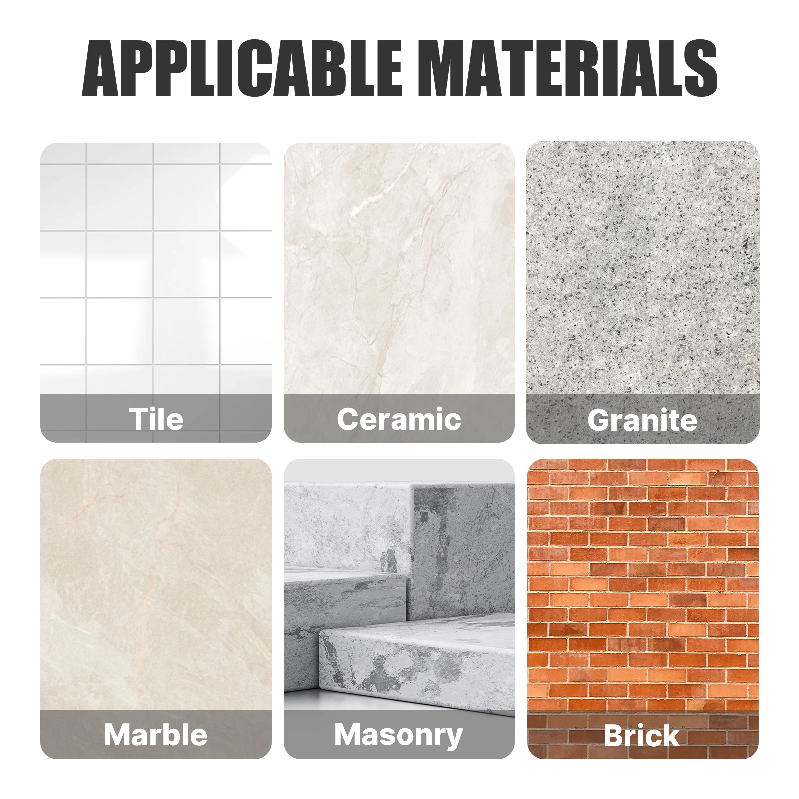 ろう付け乾式ダイヤモンドコアドリルビット 6-16mm 六角軸 石材用ドリルビット 花崗岩 タイル 磁器 大理石 セラミック 穴あけ工具