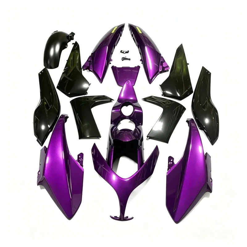 Motorcycle Fairing kit for Yamaha TMAX500 2008 2009 2010 2011 Year 500 08-11 Fairing Black purple motorcycle shell