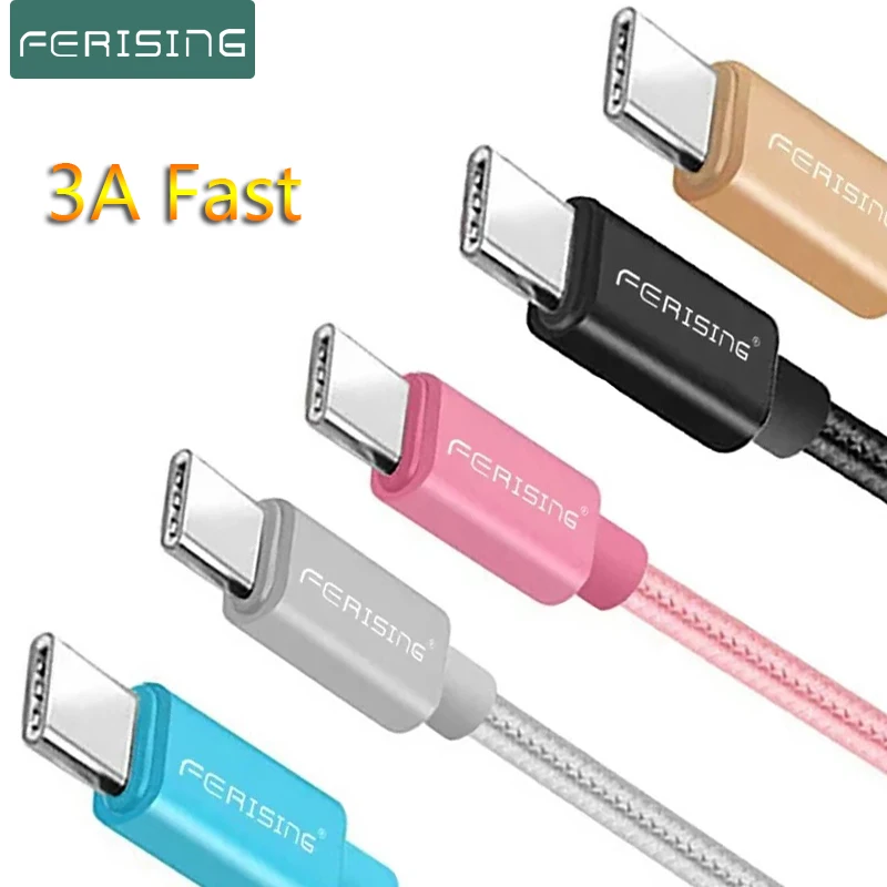 

FERISING 2.4A USB C Cable For iPhone 16 15 14 13 12 Pro Xs Max X 8 ipad Fast Charging Type-C Charger Phone Data Cable Wire Cord