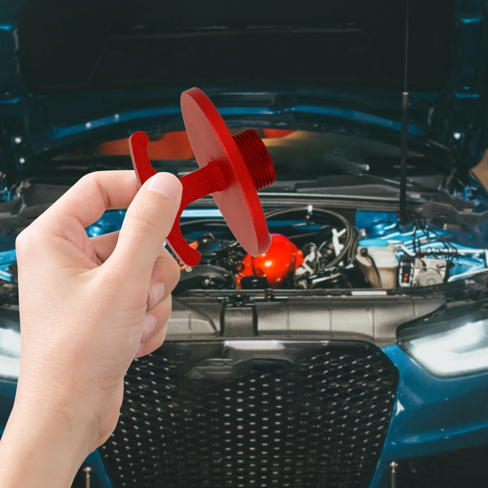

Oil Filter Removal Tool Blue 2013-2018 RAM Diesel Plug Cover Wrench Car Accessory Aluminum Replacement Vehicle Oil