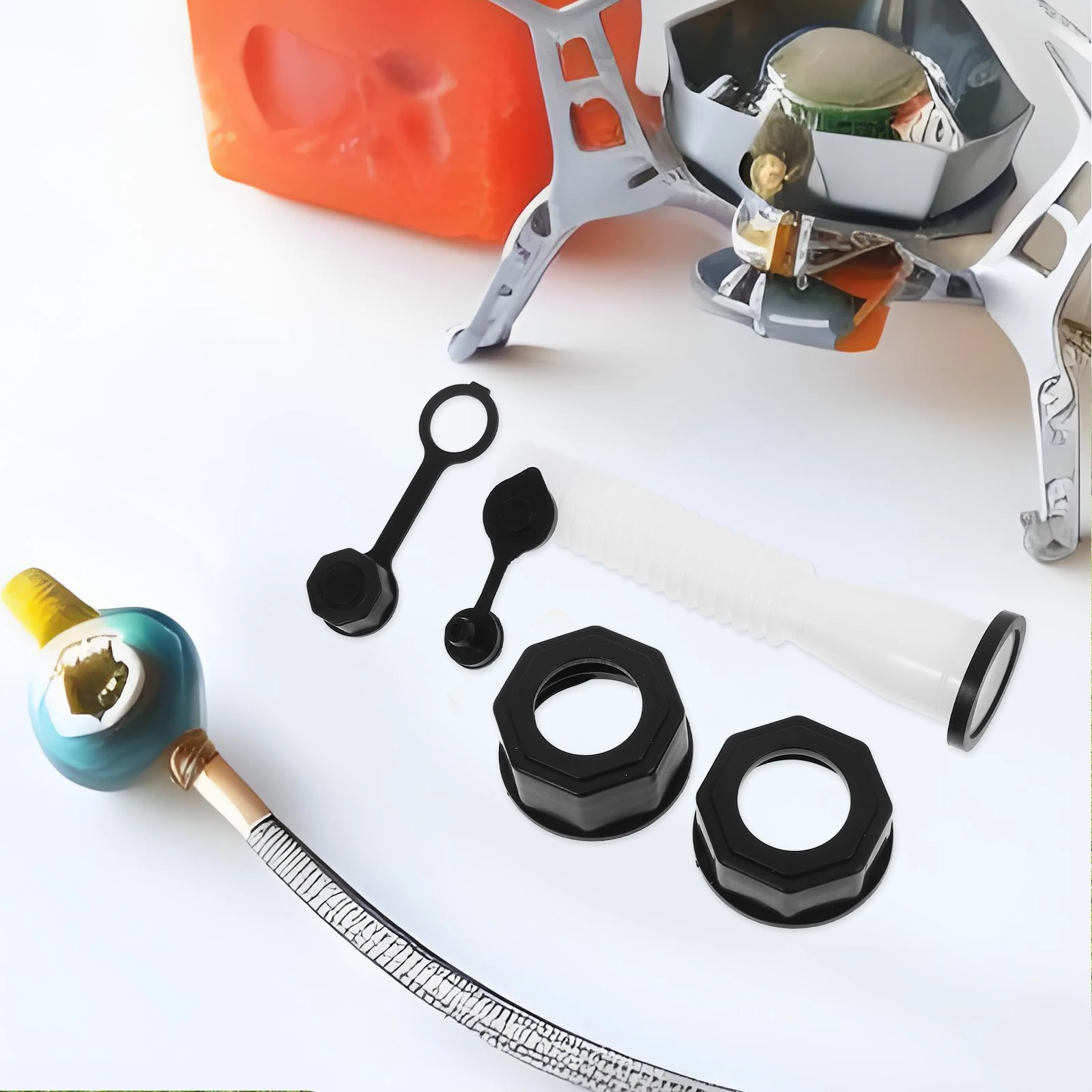 

1 set 1 Set Replacement Kit Flexible Fuel Nozzle Adapter Propane Tank Connector Camping Stove Efficient Refill Tool Lightweight