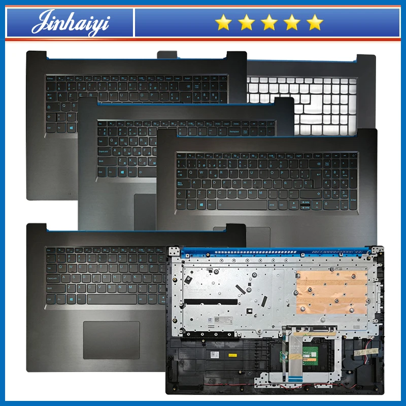 

Верхняя крышка корпуса для ноутбука IdeaPad L340-17IRH с клавиатурой и подставкой для рук, артикул 5CB0U42829